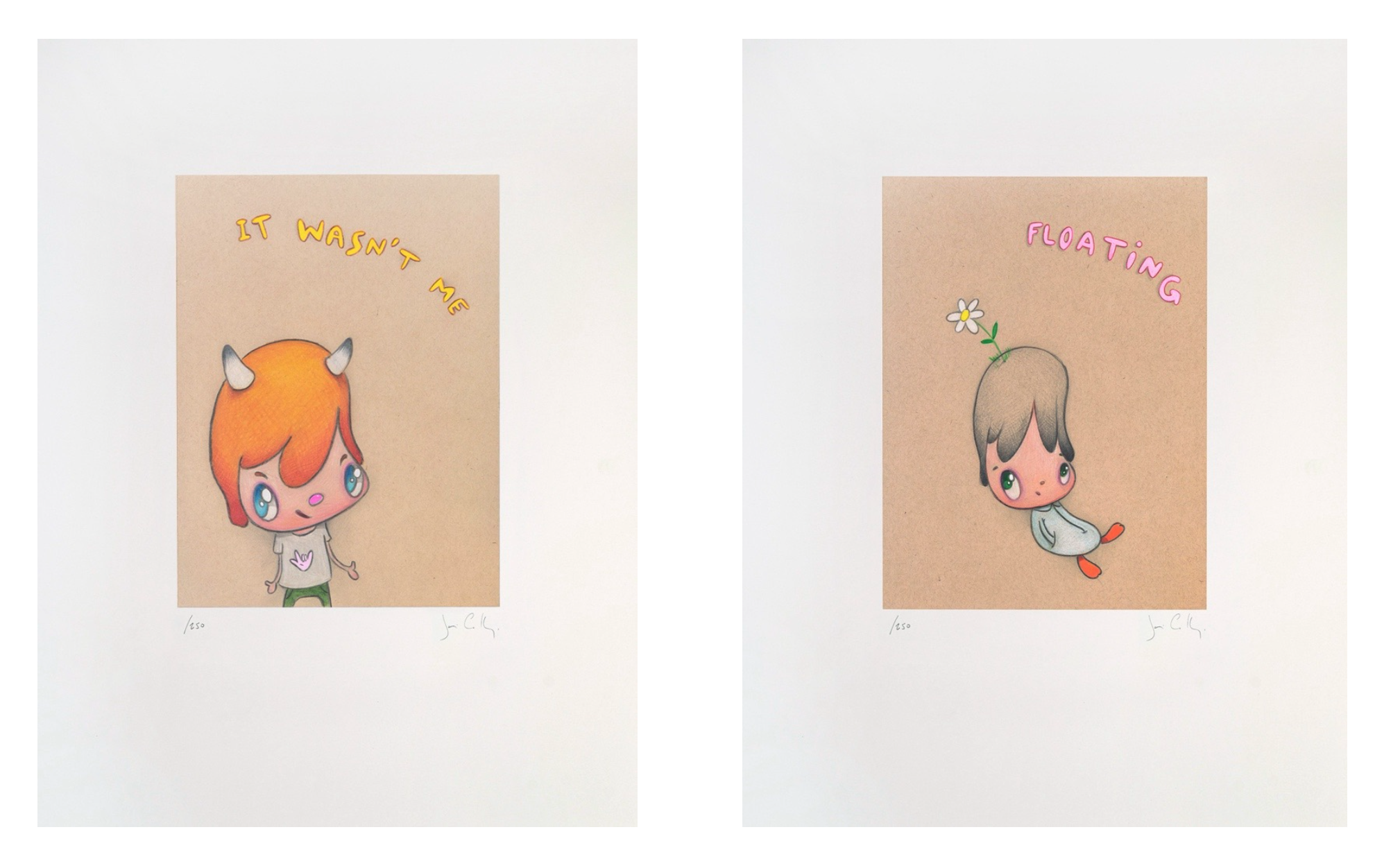 Javier Calleja | It Wasn’t Me & Floating (Diptych) 2024