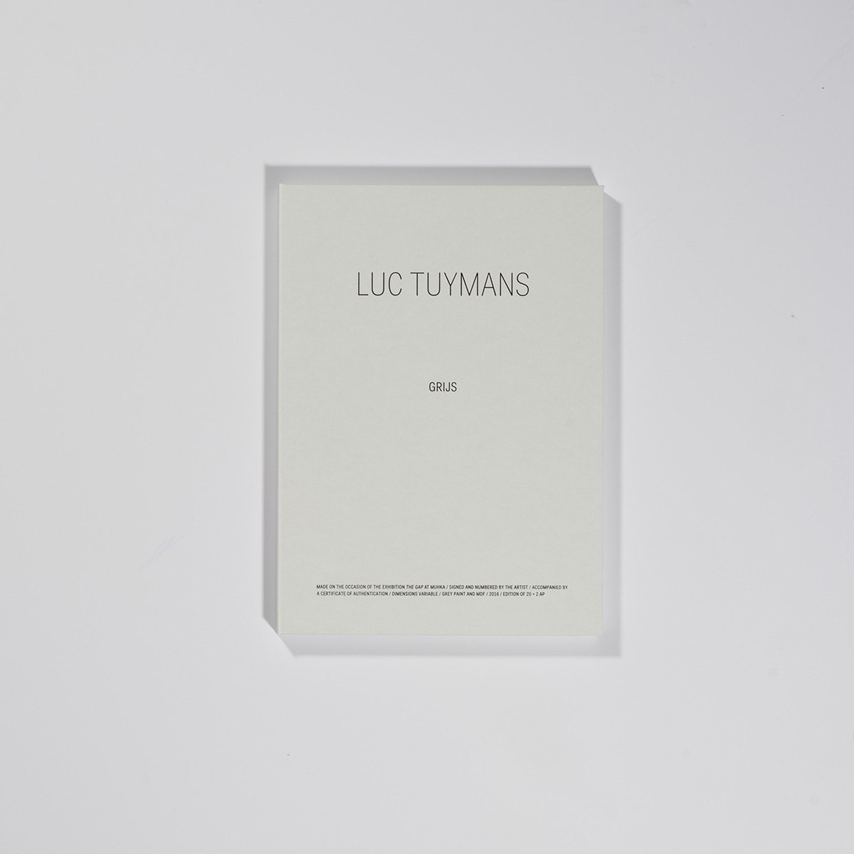 Luc Tuymans | Grijs 2016